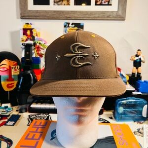 Ezekiel Brown Cap with Embroidered Design